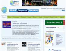 Tablet Screenshot of globalcorporateventuring.com